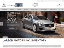 Tablet Screenshot of larsonmotorinc.com